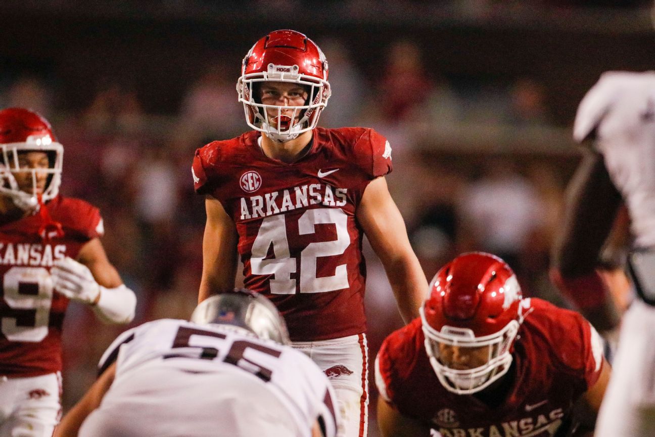 Arkansas LB Sanders to skip bowl, enter draft BigPaulSports