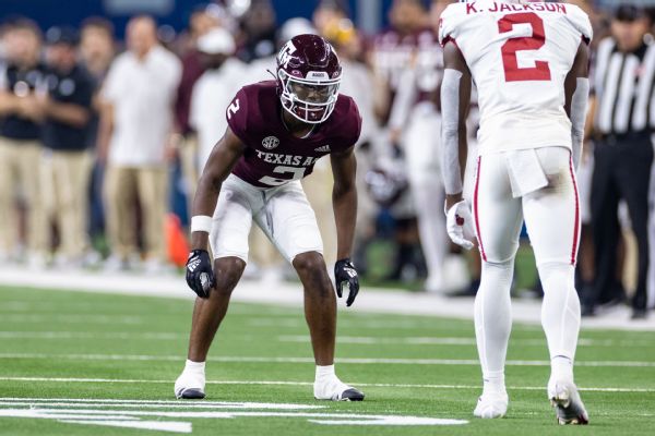 CB Harris heads to LSU after year at Texas A&M