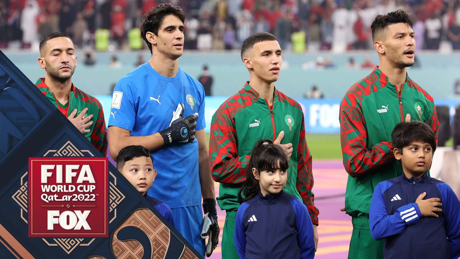 Croatia and Morocco's walk-outs and national anthems ahead of third place game