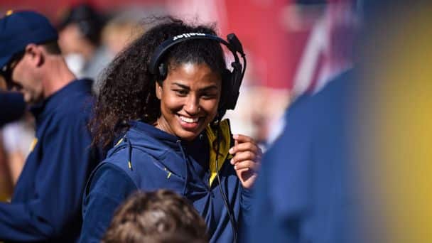 'Everybody connects with her': Milan Bolden-Morris' impact on the Michigan program