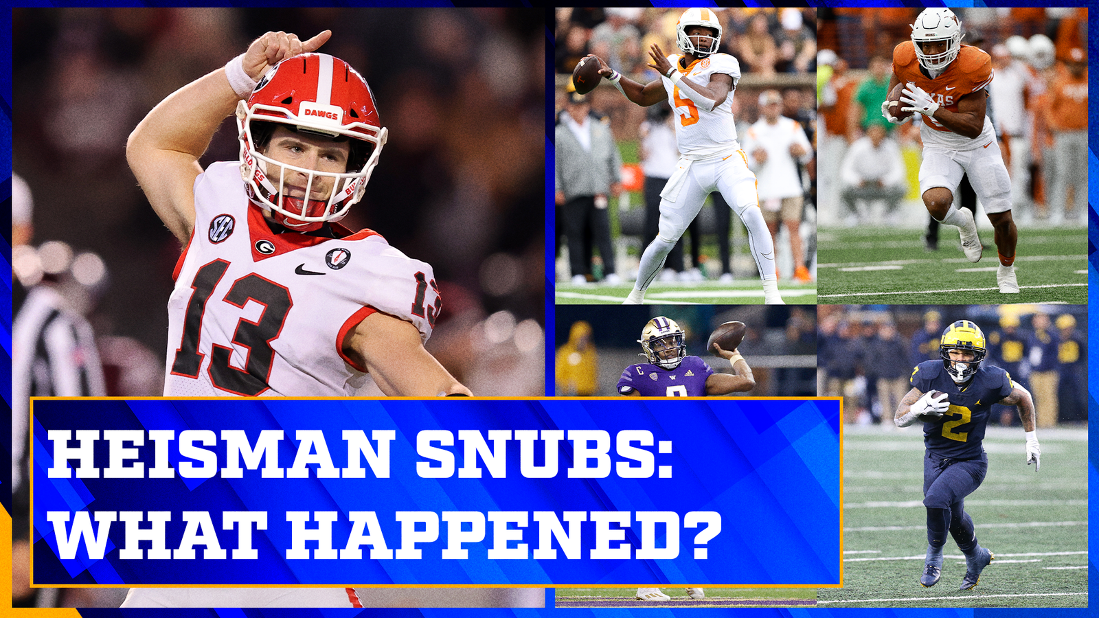 Heisman Trophy Finalists: Who got snubbed?