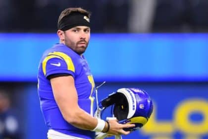 ‘I’ll go to war with him any day’: How Mayfield pulled off a win 48 hours after becoming a Ram