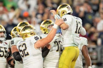 Irish top S.C. in historic Gator Bowl barnburner