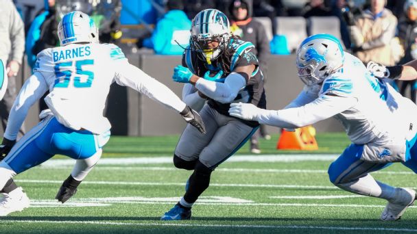 Panthers' RBs make history, boost NFC South title hopes