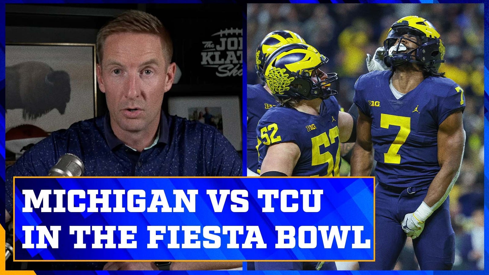 Michigan matched up against TCU in Fiesta Bowl