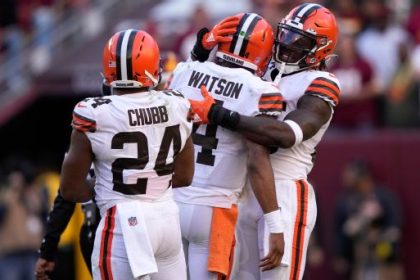 Browns' offense show first signs of progress in win over Commanders