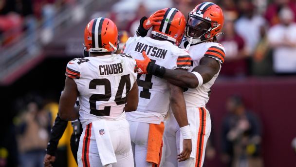 Browns' offense show first signs of progress in win over Commanders