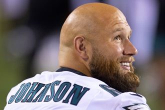 How Eagles OT Lane Johnson found his happiness after nearly quitting the game