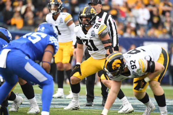 Iowa LB's grandfather dies in accident before bowl