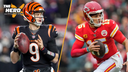 Joe Burrow & Patrick Mahomes top Colin's 10 best players of the AFC Championship Game | THE HERD