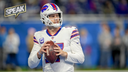 Josh Allen's turnovers, reason to be nervous headed into AFC Divisional round? | SPEAK