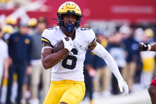 Michigan WR Johnson to return for final season