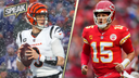 More confident in Joe Burrow or Patrick Mahomes in the AFC Championship Game? | SPEAK