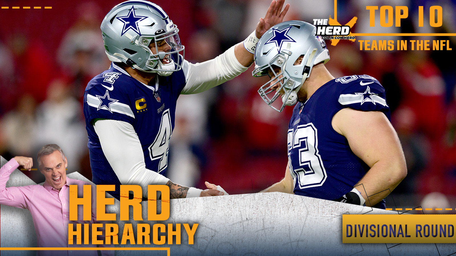 Herd Hierarchy: Cowboys, Eagles lead the way in Colin's Top Divisional Round teams 