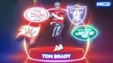 NFL odds on Tom Brady's next team, including Raiders, 49ers, Jets