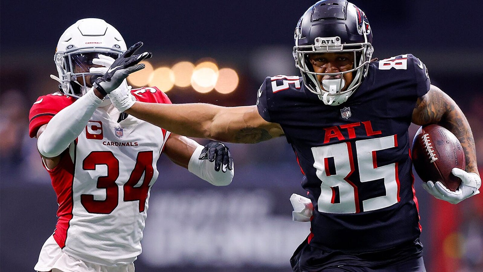 Falcons use a late 72-yard drive to beat the Cardinals, 20-19