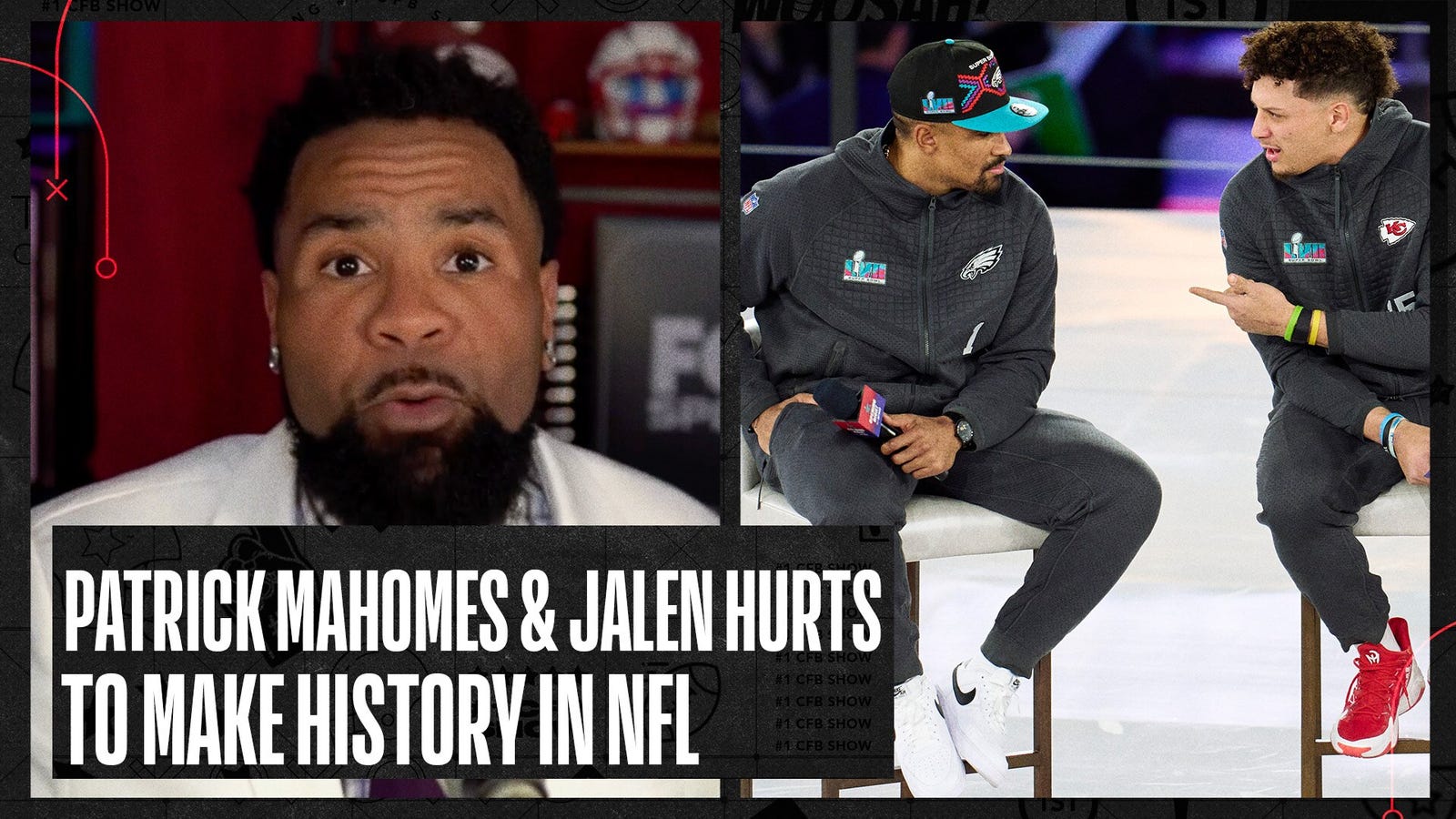 Jalen Hurts and Patrick Mahomes to make NFL history