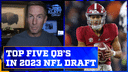 Bryce Young & C.J. Stroud among Joel Klatt's top 5 QBs in the 2023 NFL Draft | Joel Klatt Show