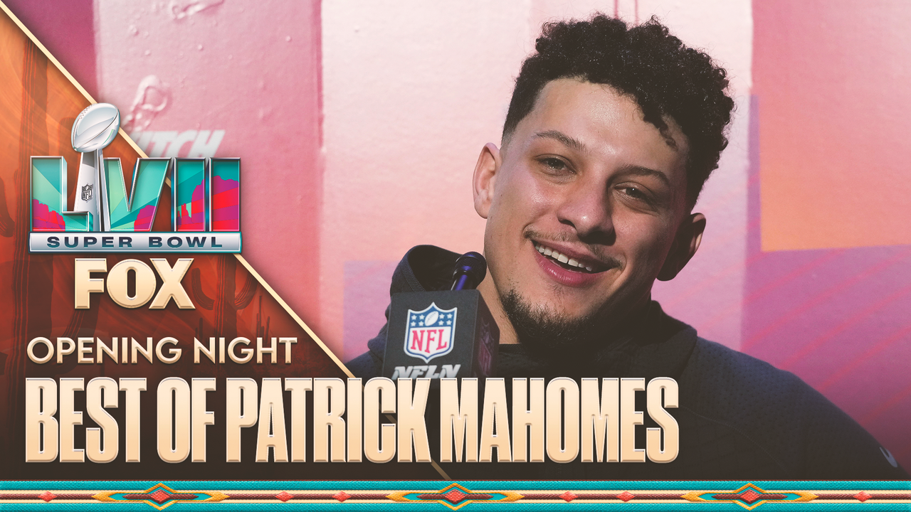 Chiefs' QB Patrick Mahomes' best sound bites from Opening Night of the Super Bowl