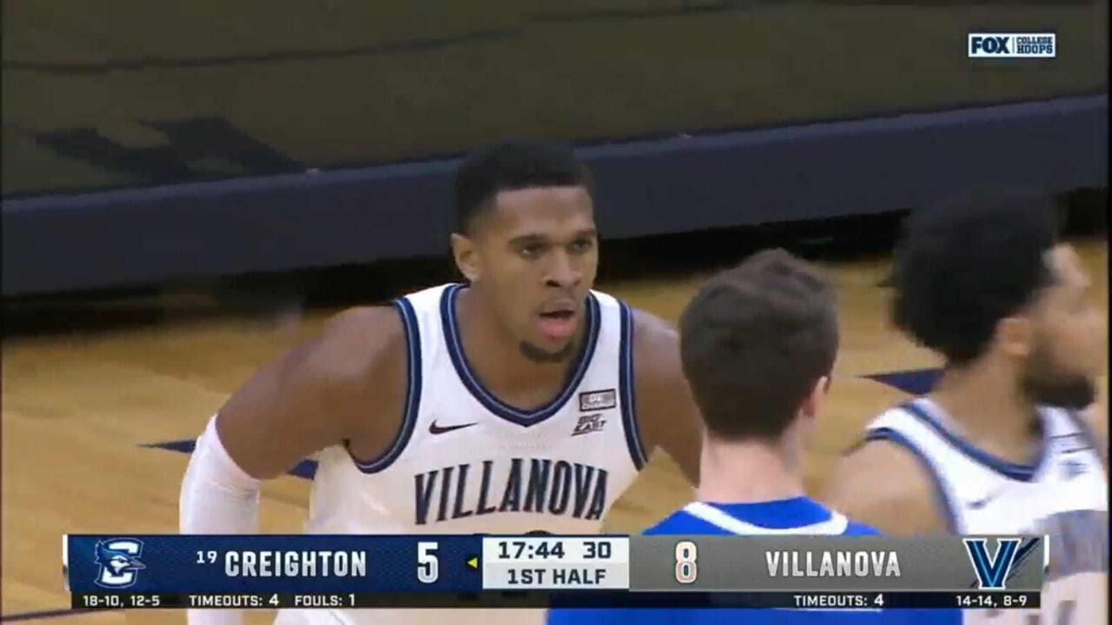 Villanova's Eric Dixon dazzles with a career-high 31 points in 79-67 upset win over No. 19 Creighton