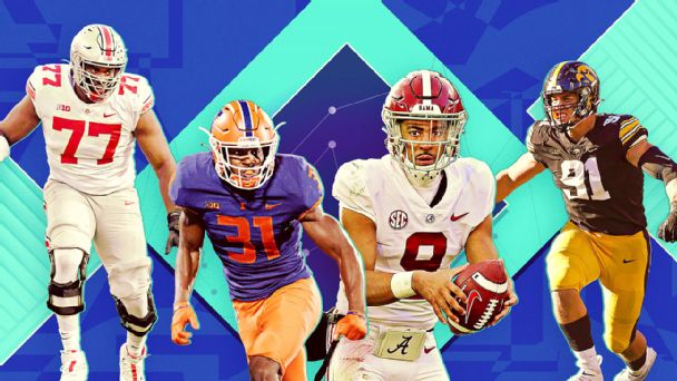 Kiper's updated NFL mock draft: Who's moving up for a QB? Three trades in a chaotic top five