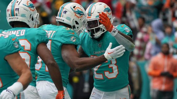 With no running back under contract for '23, Dolphins have key decisions to make
