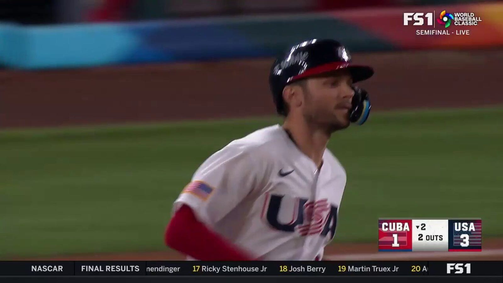 Trea Turner crushes a home run and gives Team USA a 3-1 lead over Cuba