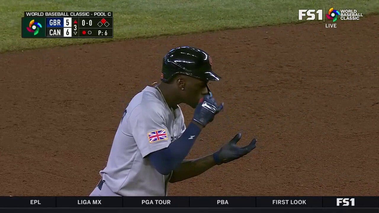 D'Shawn Knowles' RBI double brings Great Britain closer against Canada