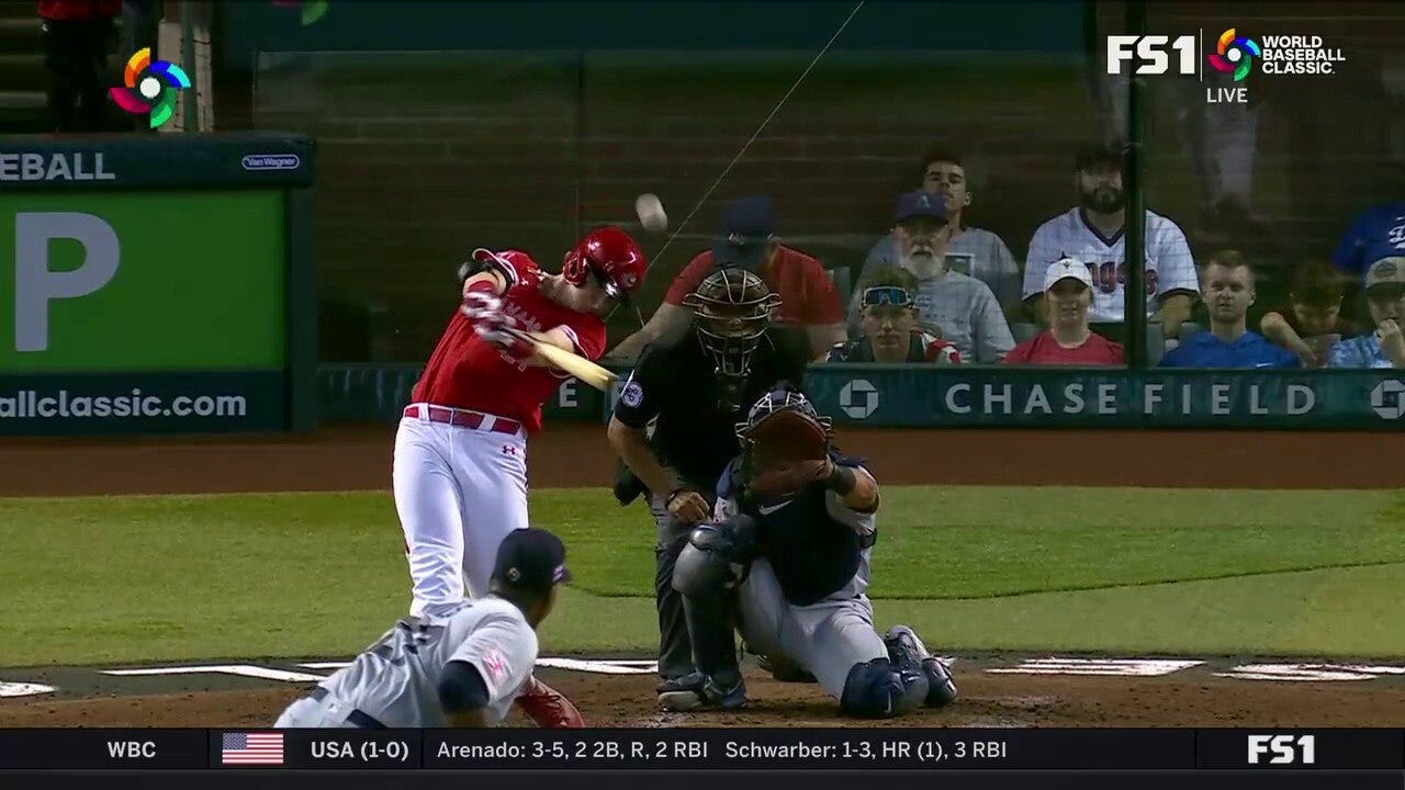 Owen Caissie belts a solo homer to extend Canada's lead over Great Britain