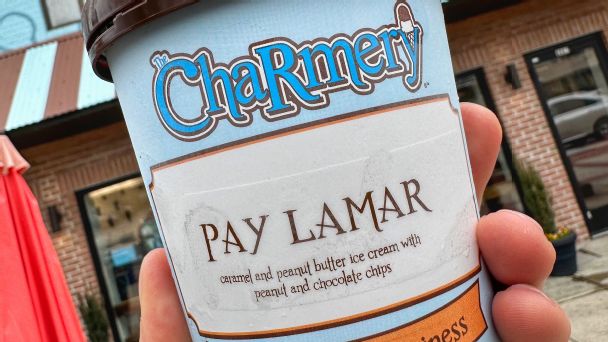 Ravens fan creates 'Pay Lamar' ice cream in support of MVP QB