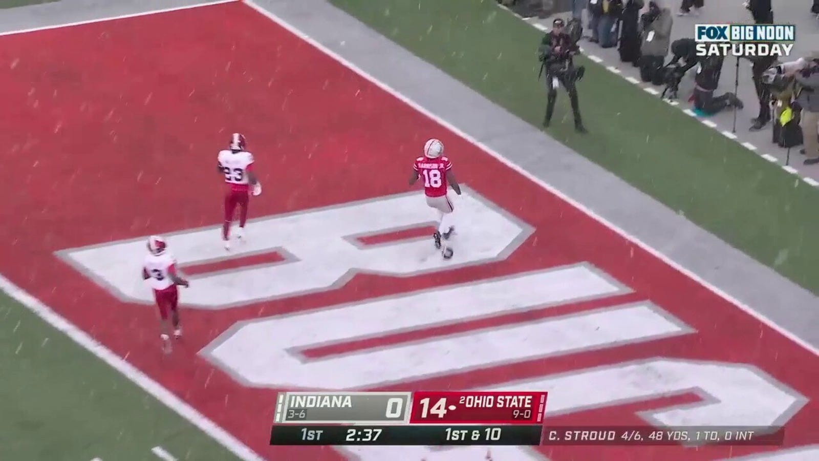 C.J. Stroud throws a 58-yard TD pass to Marvin Harrison Jr.