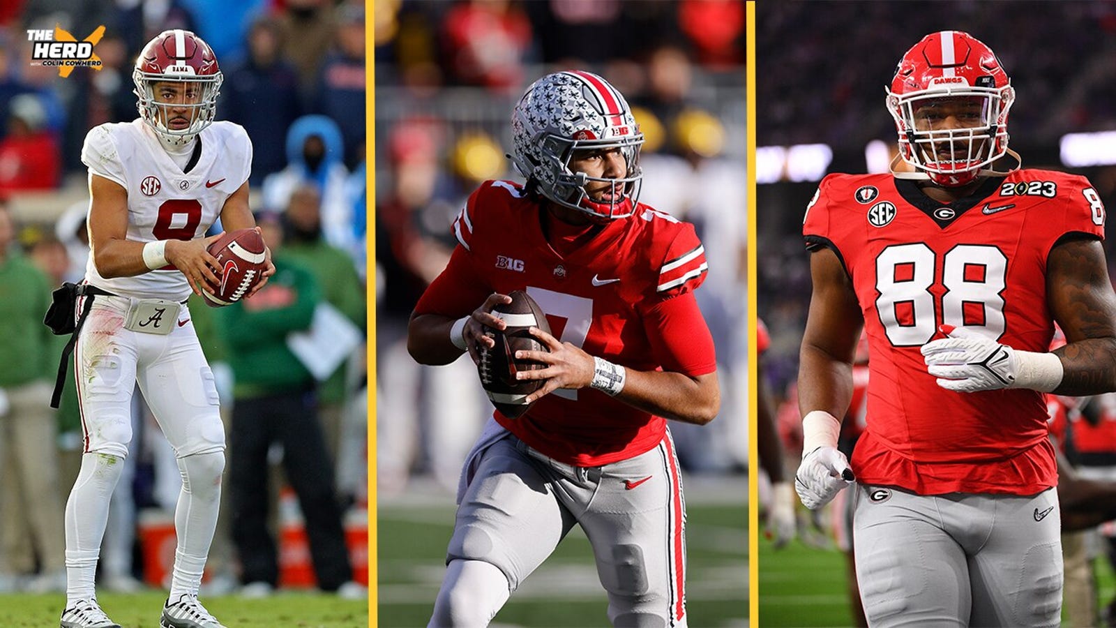 Which QBs land in Colin Cowherd's 2023 mock draft?