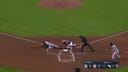 Astros' Yordan Alvarez makes a beautiful throw to get Tigers' Matt Vierling out at home plate