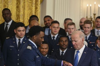 Biden salutes Air Force for fall success over rivals