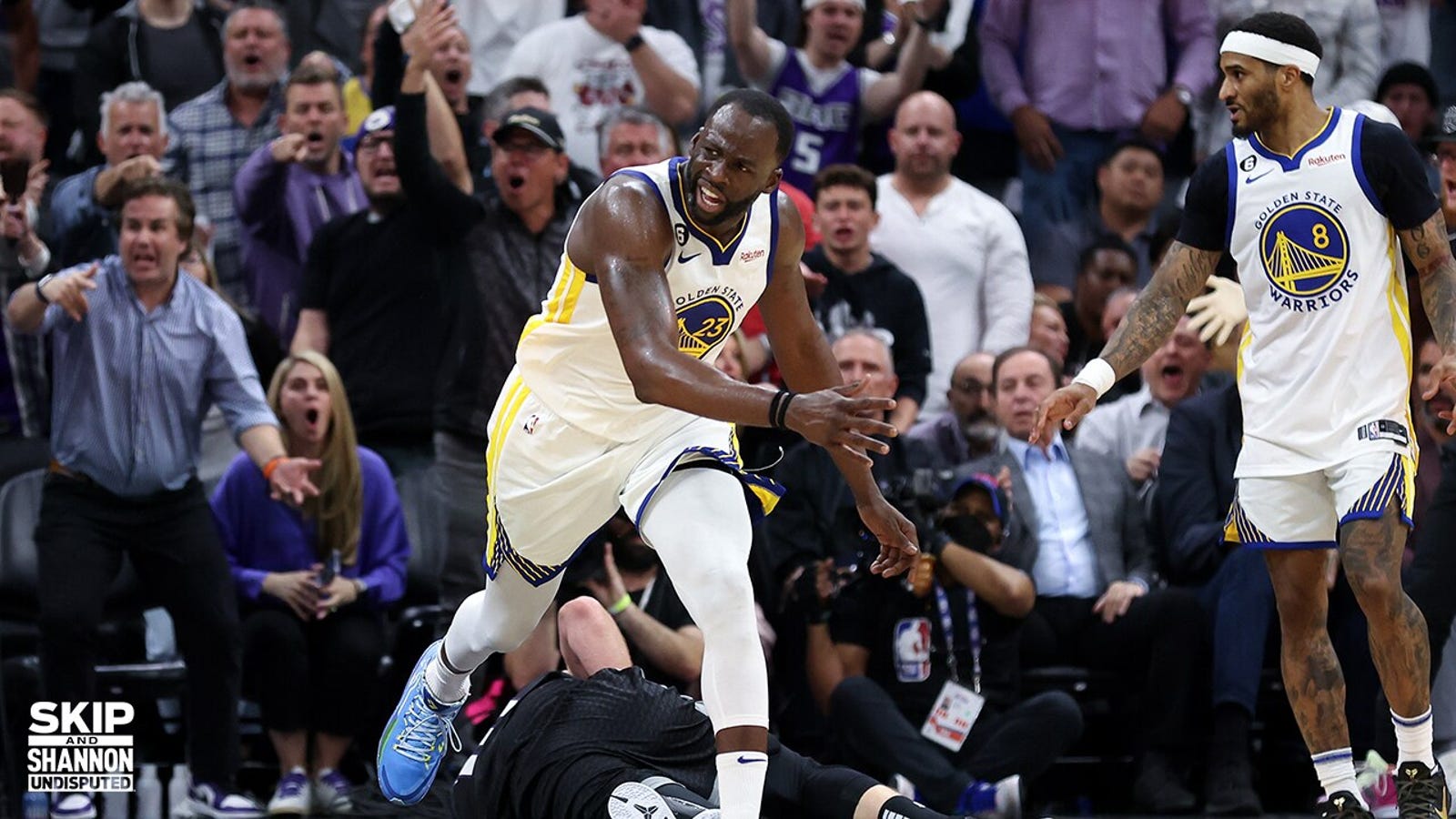 Draymond Green stomps on Sabonis, gets ejected from Game 2