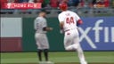 Jake Cave drives a solo homer to right field and the Phillies lead 1-0 vs. Marlins