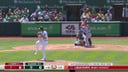 Logan O'Hoppe slams a three-run homer to give the Angels a 3-0 lead over the Athletics