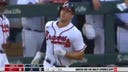 Matt Olson sends one SOARING deep to center field, Braves take 1-0 lead vs. Reds