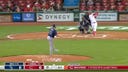 Reds' Kevin Newman goes yard to left field for the early lead over the Rays