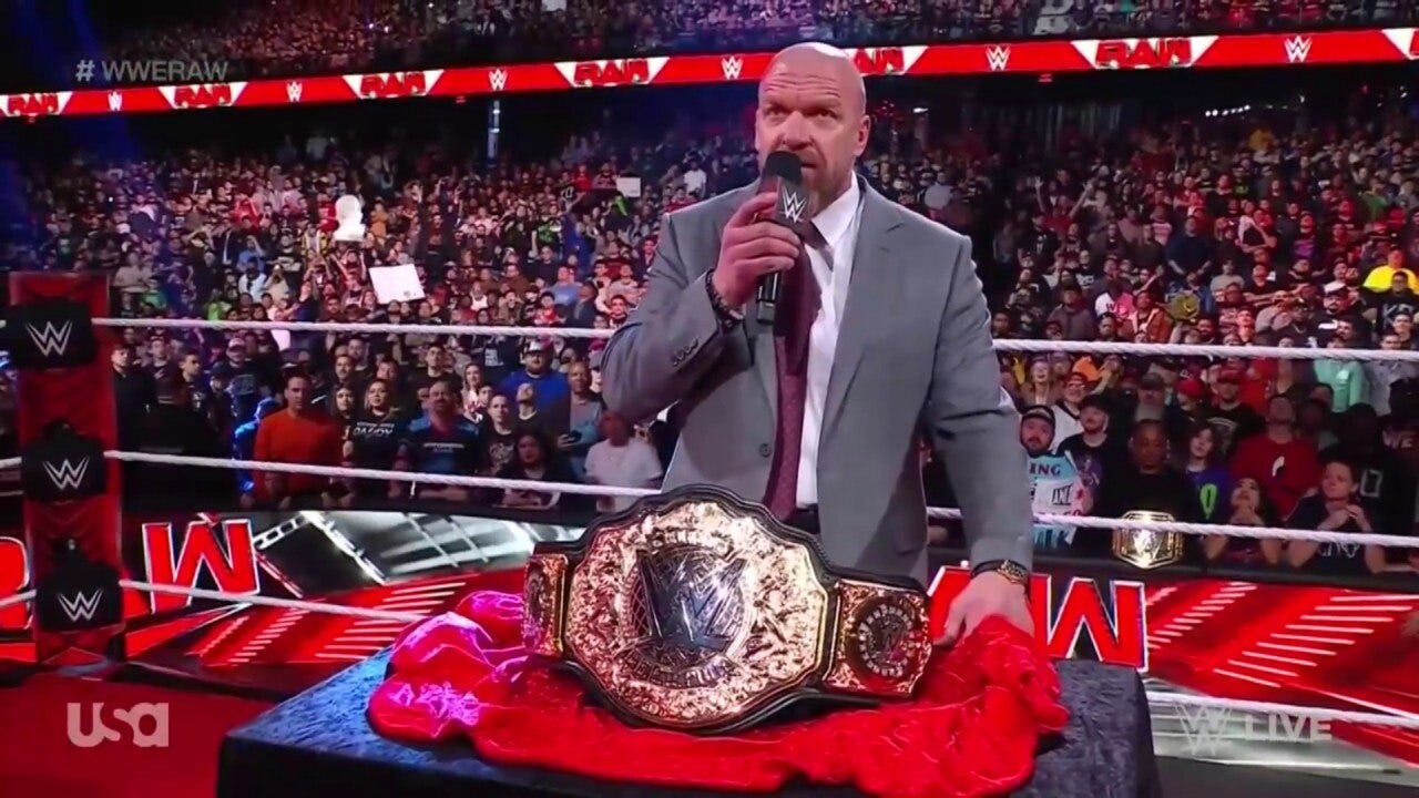 Triple H brings back the World Heavyweight Championship! | WWE on FOX