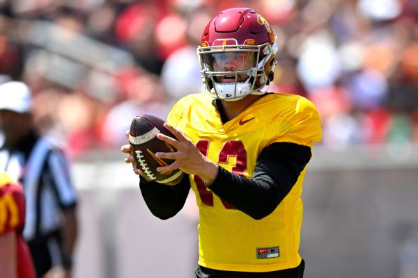 Williams plays only 1 series in USC spring game