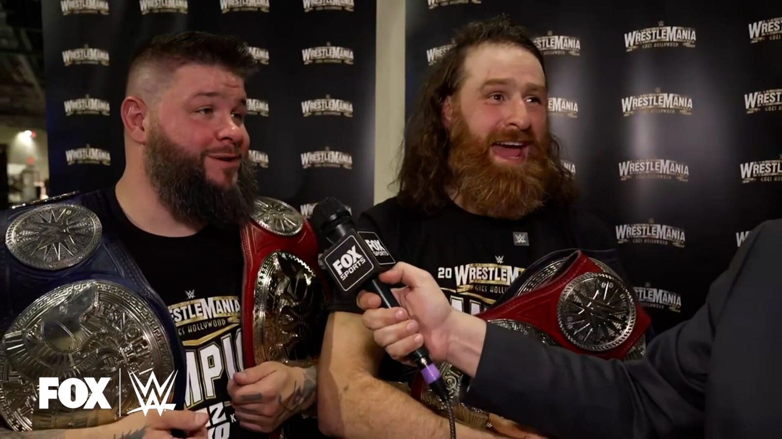 Kevin Owens and Sami Zayn describe the feeling of securing the Undisputed Tag Team Championship