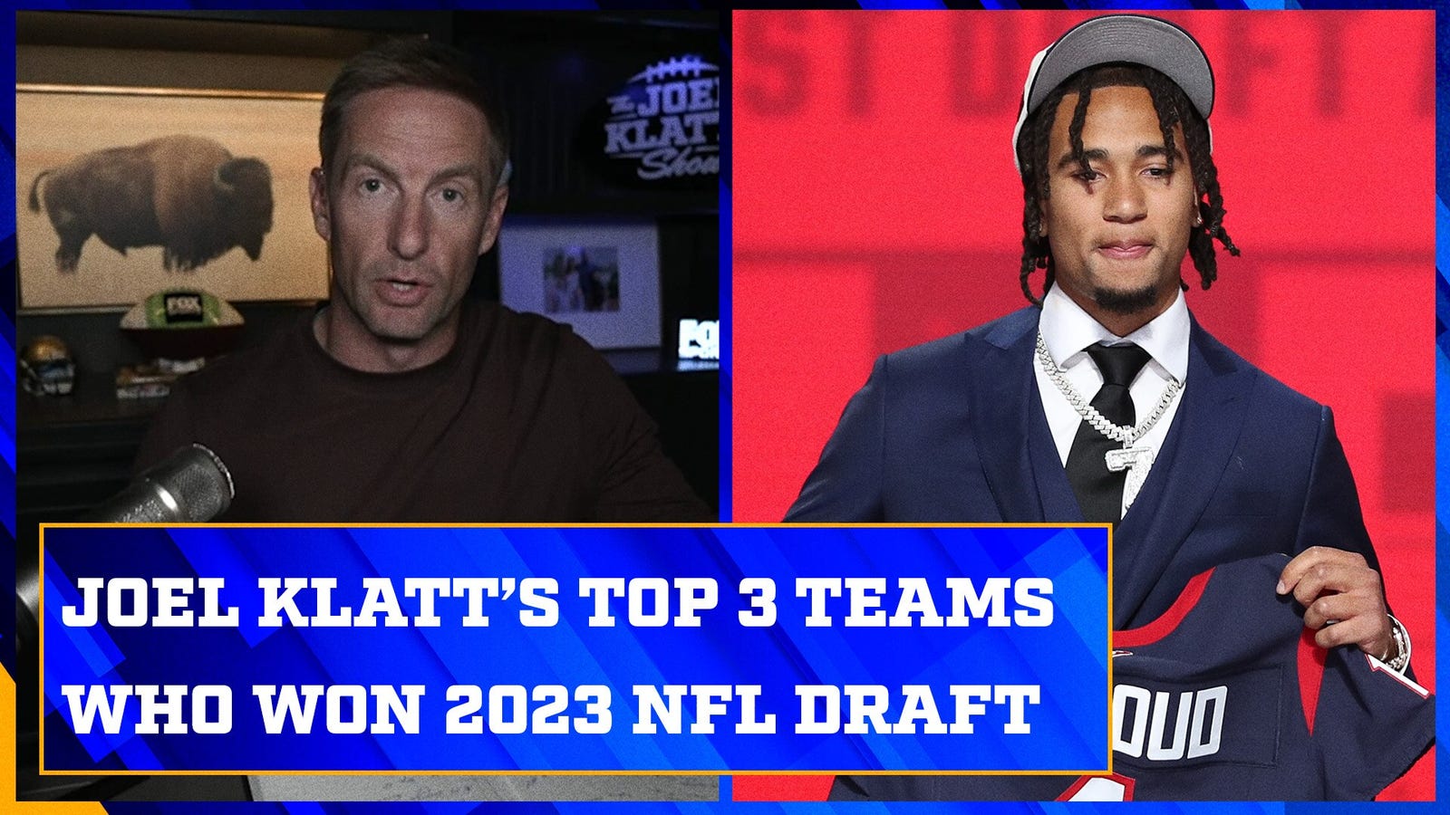 Joel Klatt's top 3 teams who won the 2023 NFL Draft 