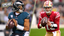 49ers, Eagles & Cowboys headline Acho's top 5 teams in the NFC | SPEAK