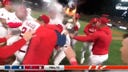 Angels' Zach Neto scores winning run on wild pitch to walk off the Rangers 5-4 in extras