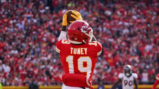 Can Kadarius Toney be the Chiefs' No. 1 wide receiver?