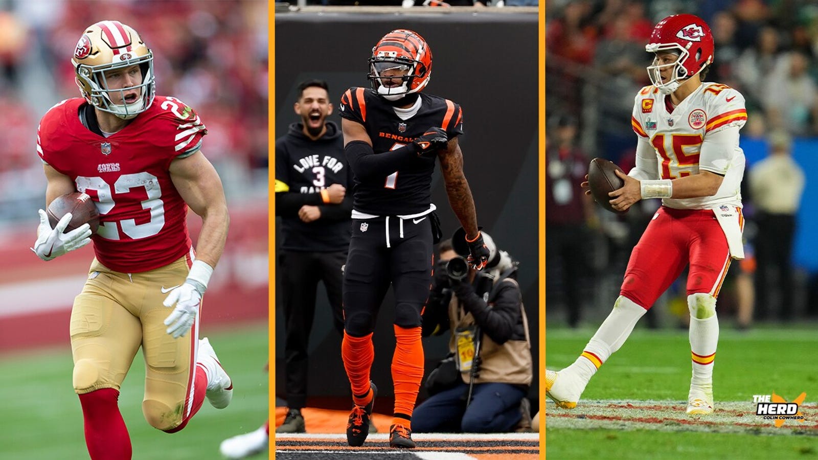 Where do Bengals, 49ers, Chiefs land on Colin's NFL playmaker pyramid?