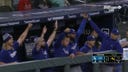 Freddie Freeman smashes a three-run home run down the line to right for a Dodgers lead vs. Braves