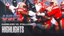 Houston Gamblers vs. Birmingham Stallions Highlights | USFL