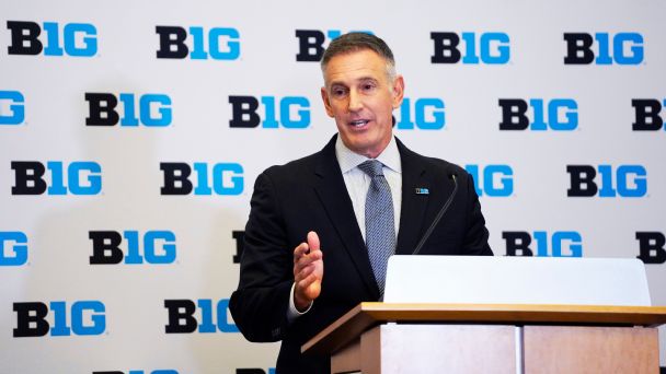 How an unfinished TV deal led to an unexpectedly hectic first month for the new Big Ten commissioner